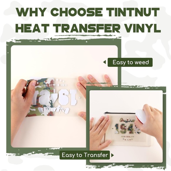 $8 🌸 Heat Transfer Vinyl ~ Camouflage Camo Variety Pack ~ Multipack Multiple - Picture 4 of 10